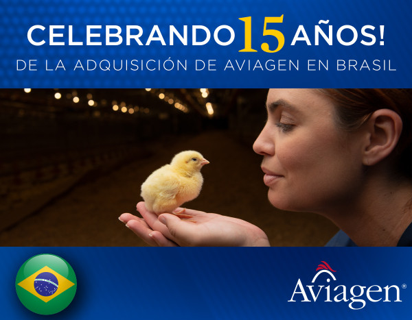 Celebrating 15 Years, woman holding chick