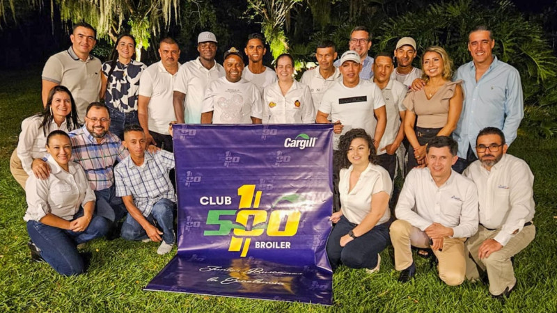 Aviagen Colombia Celebrates Cargill for Exceptional Poultry Production Performance Exceeding 500 EPEF