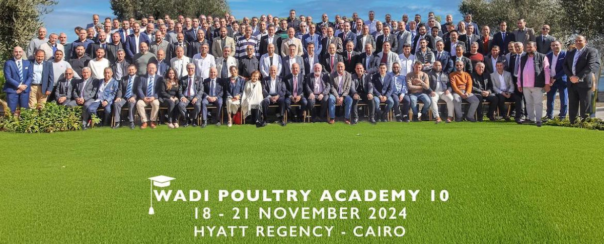 Wadi Poultry Academy members pose for group photo in Cairo